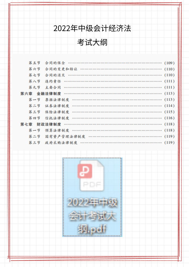 变化大！22中级会计考试大纲已出！附中级会计3科新教材变动整理