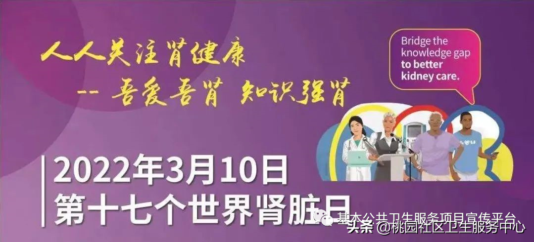 世界肾脏病日——人人关注肾健康，吾爱吾肾 知识强肾