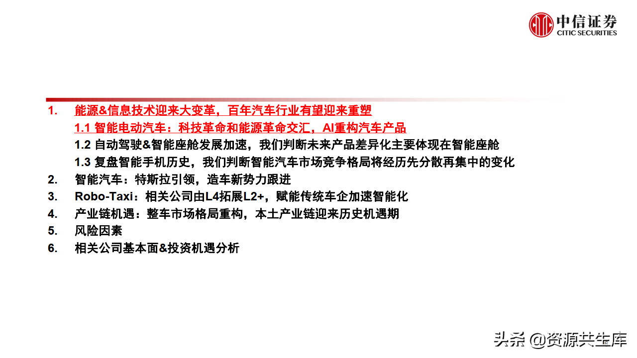 2022年智能汽车&自动驾驶产业专题报告（385页）