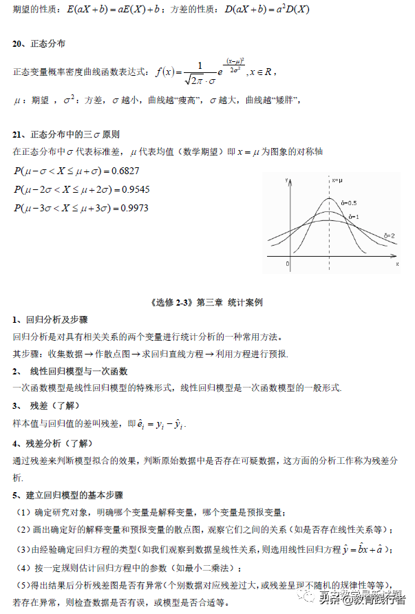 2022全国名校高中数学知识点归纳(新高考适用）