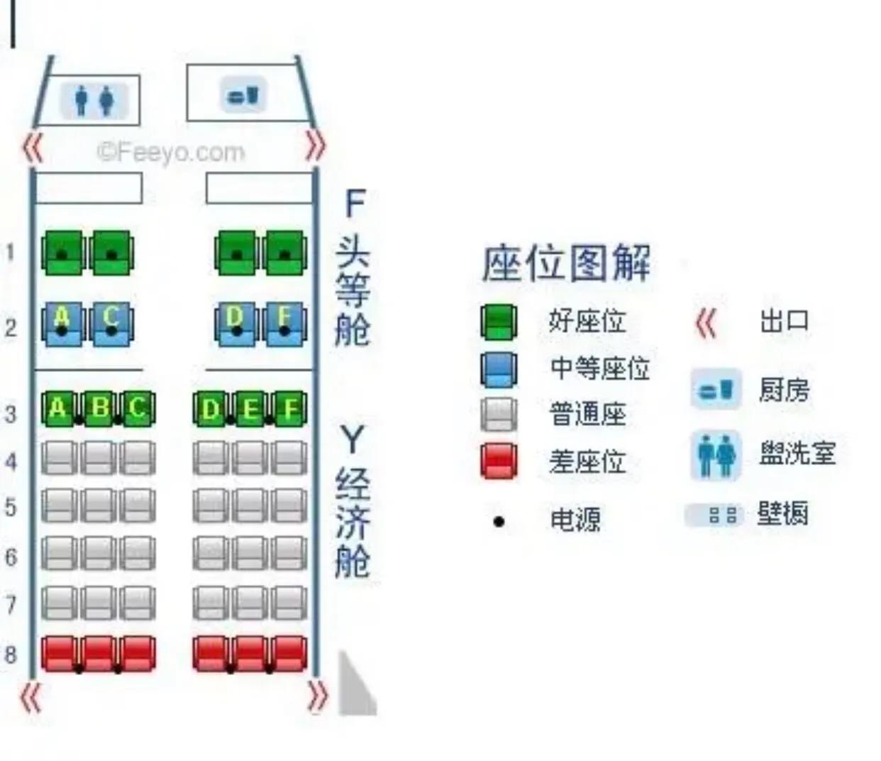 atr42飞机座位图图片