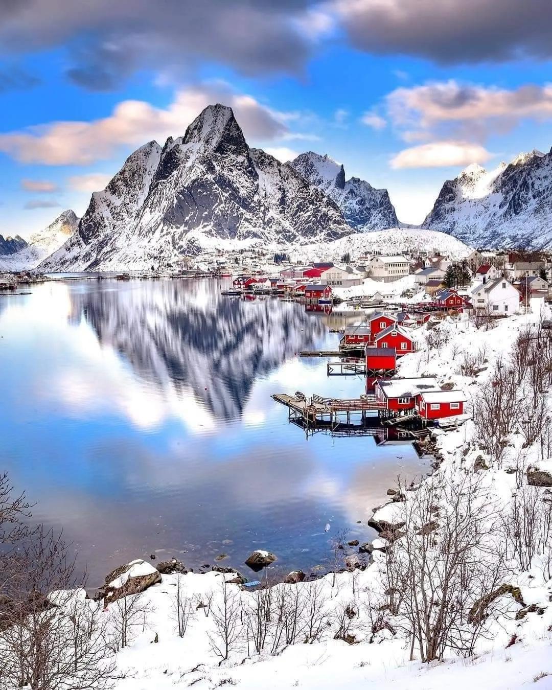 挪威最美的小镇图片