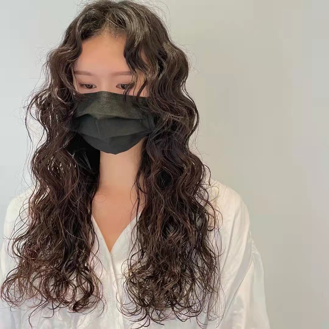 试试冷烫湿发卷真实自然接地气