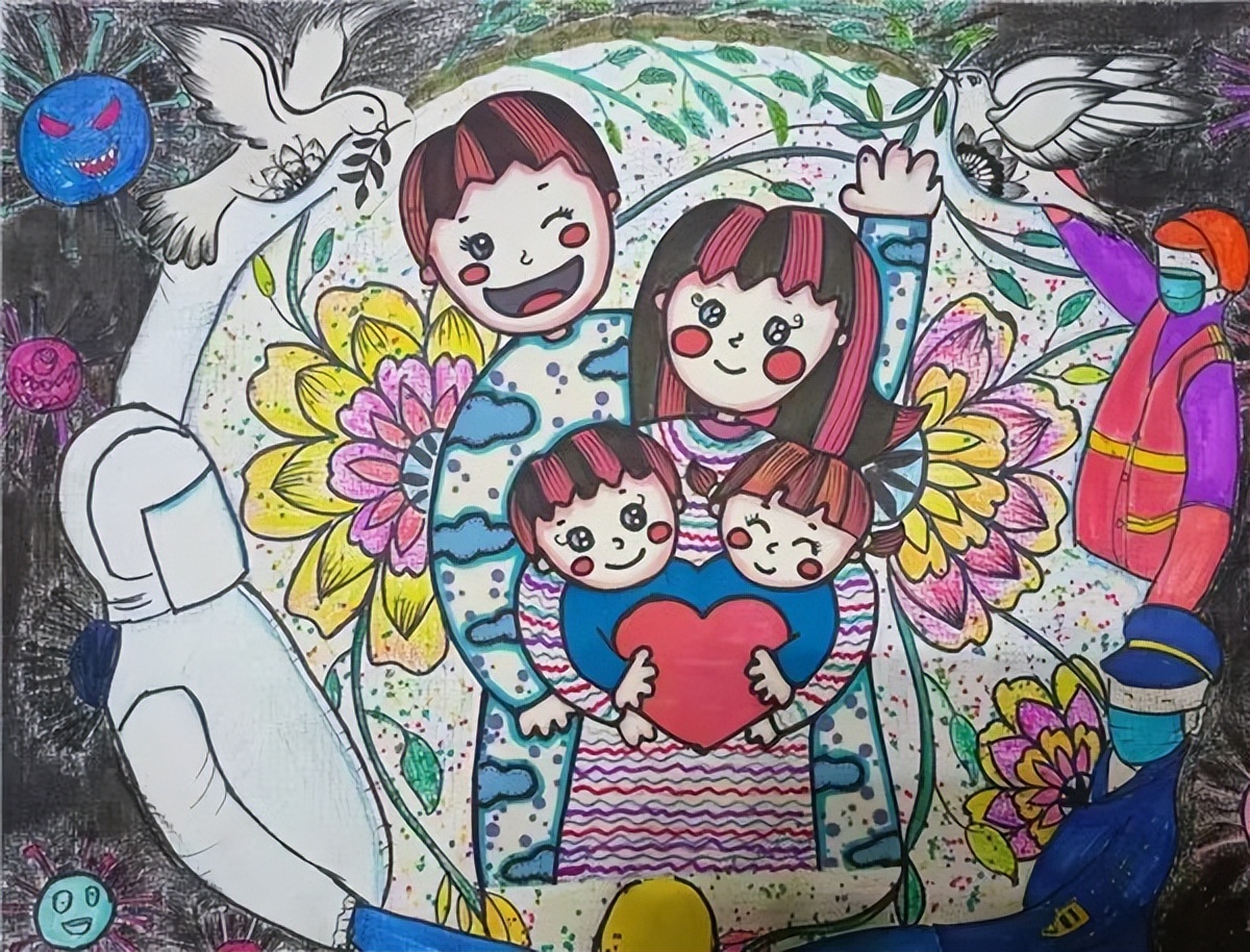 众志成城“丹青”抗疫 颍东区美术家协会美术作品网络展