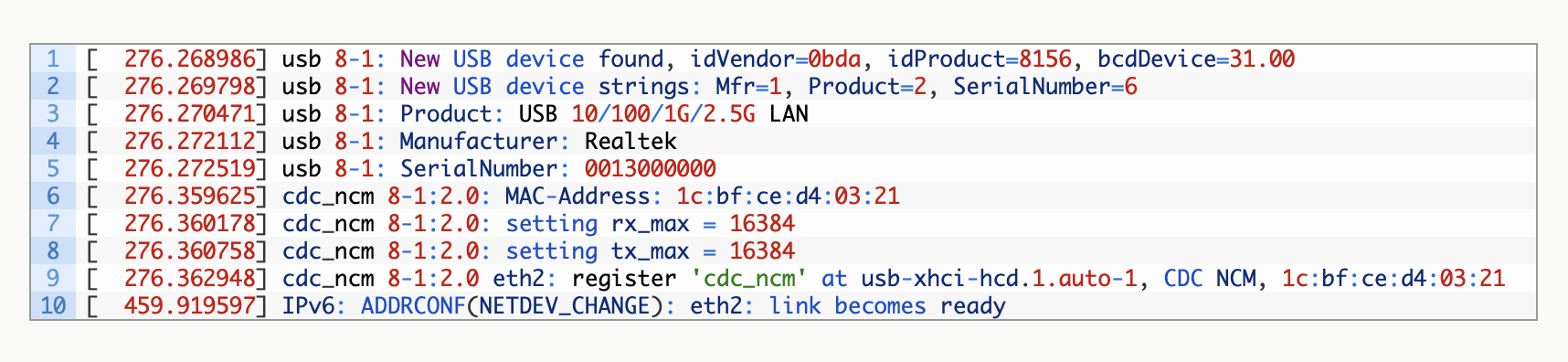 修复Ubuntu中Realtek RTL8156B 2.5GbE USB适配器的性能问题