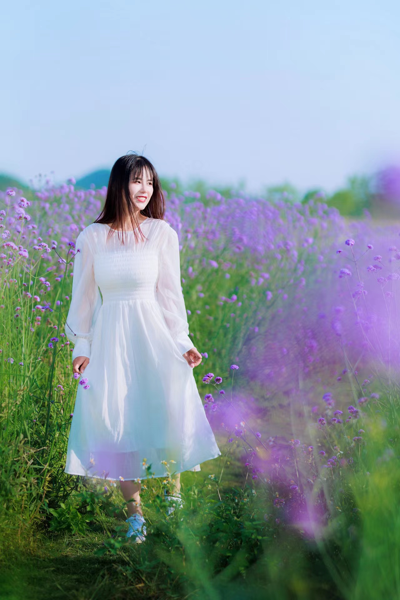 拍照技巧：馬鞭花人像這樣拍真的美，你不會(huì)還不知道吧？