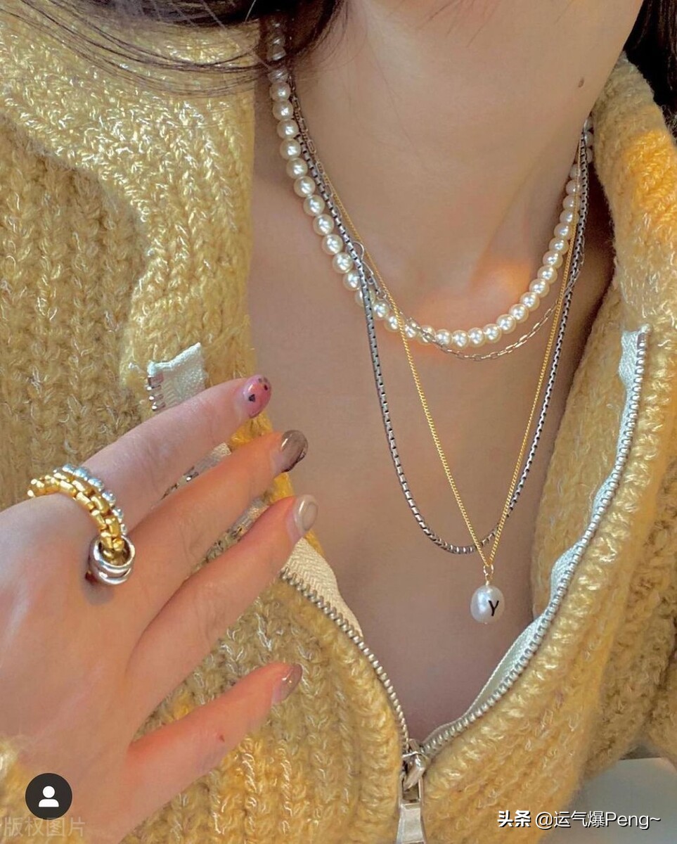 戴珍珠项链的女明星都好温柔,冰凉清澈和夏天的氛围太搭了