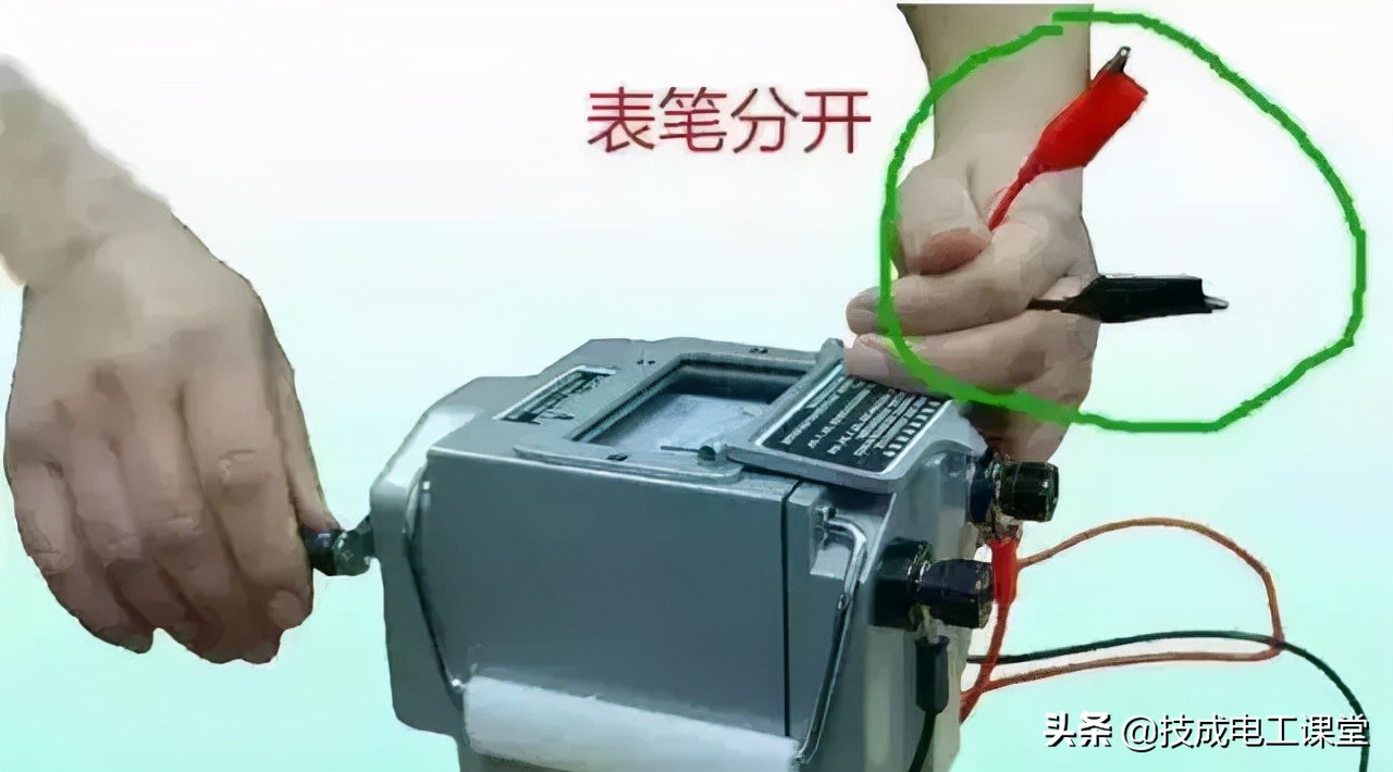摇表（兆欧表），作为电工的你会使用吗？附摇表使用方法图解