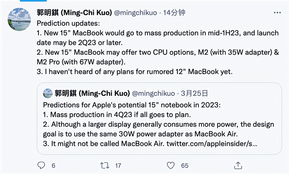 iPhone 14 Pro紫色概念渲染图曝光；Nothing Phone (1) 上手视频流出