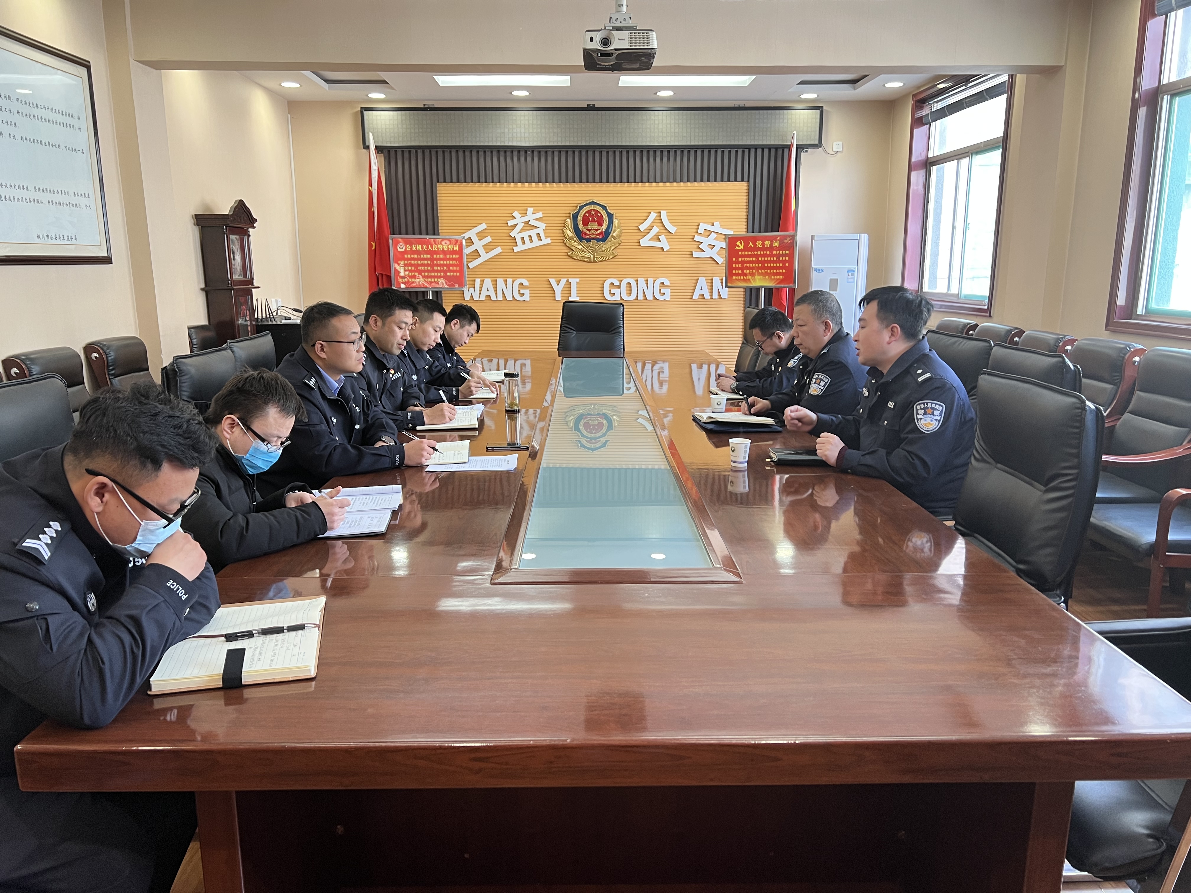 铜川市公安局禁毒支队对王益分局禁毒工作进行督导检查