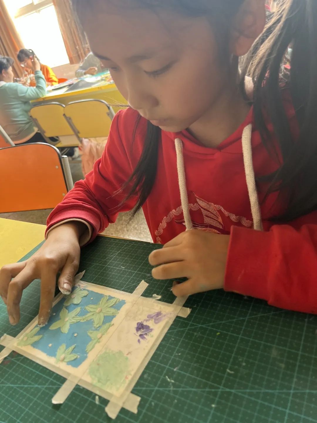 周末托管 彩绘童心｜双流区九江小学彩绘童心社团开展得有声有色
