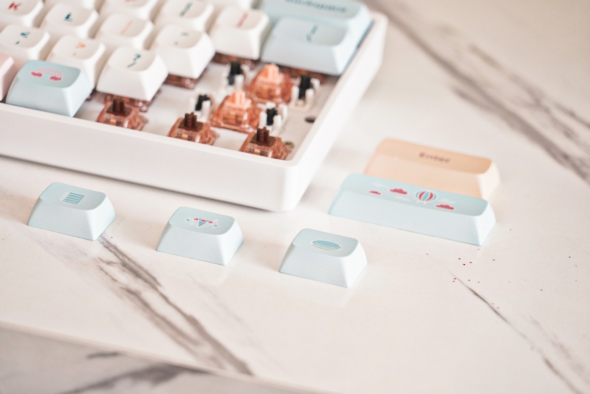 颜控不能拒绝的键盘，享受客制化设计，小呆虫马卡龙主题配色