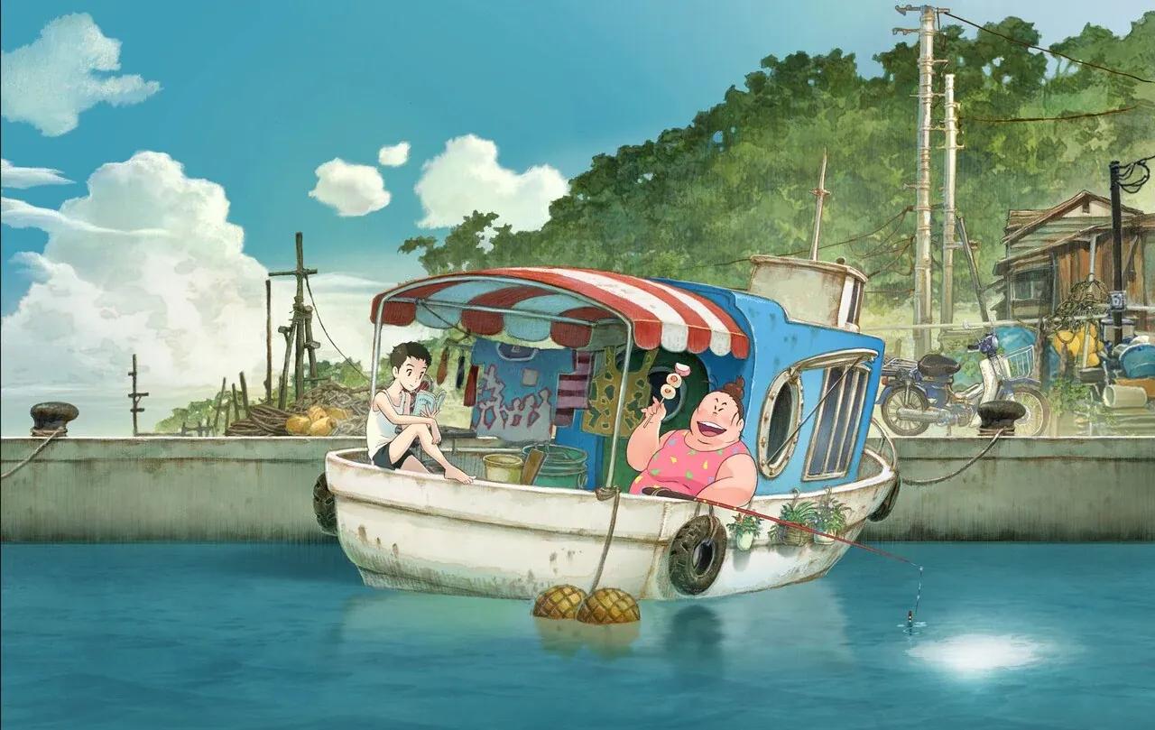 日本动画电影《渔港的肉子酱》关于母女在渔港小镇逐步成长的故事