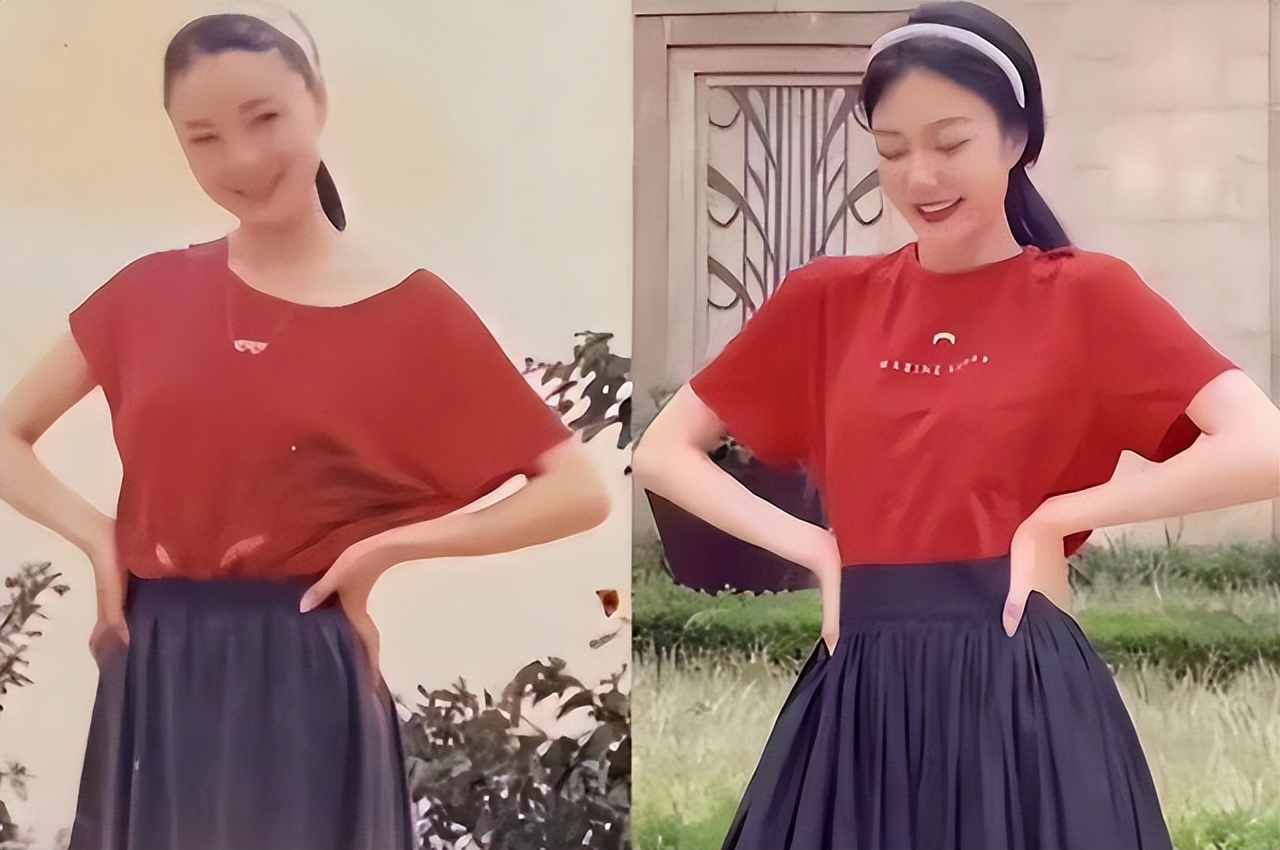 河南一女大学生晒母女照，女儿完败妈妈，果然没有对比就没有伤害