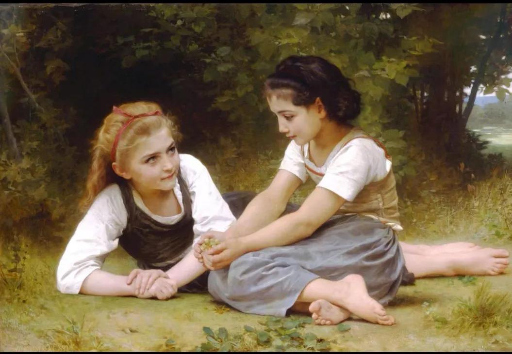 古典唯美主义画家笔下的小天使