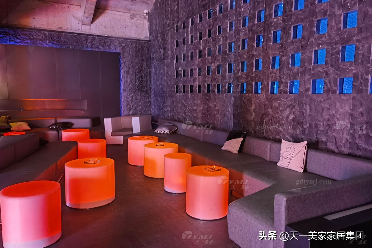 清远ONE77顶级KTV、酒吧CLUB项目工程案例完工实拍场景
