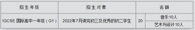 深国交艺术部2023-24年招生对象、名额、报考条件及学费标准