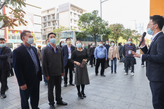 广东省及各地市总工会系统一行走进中山金嘉参观学习新业态互联网