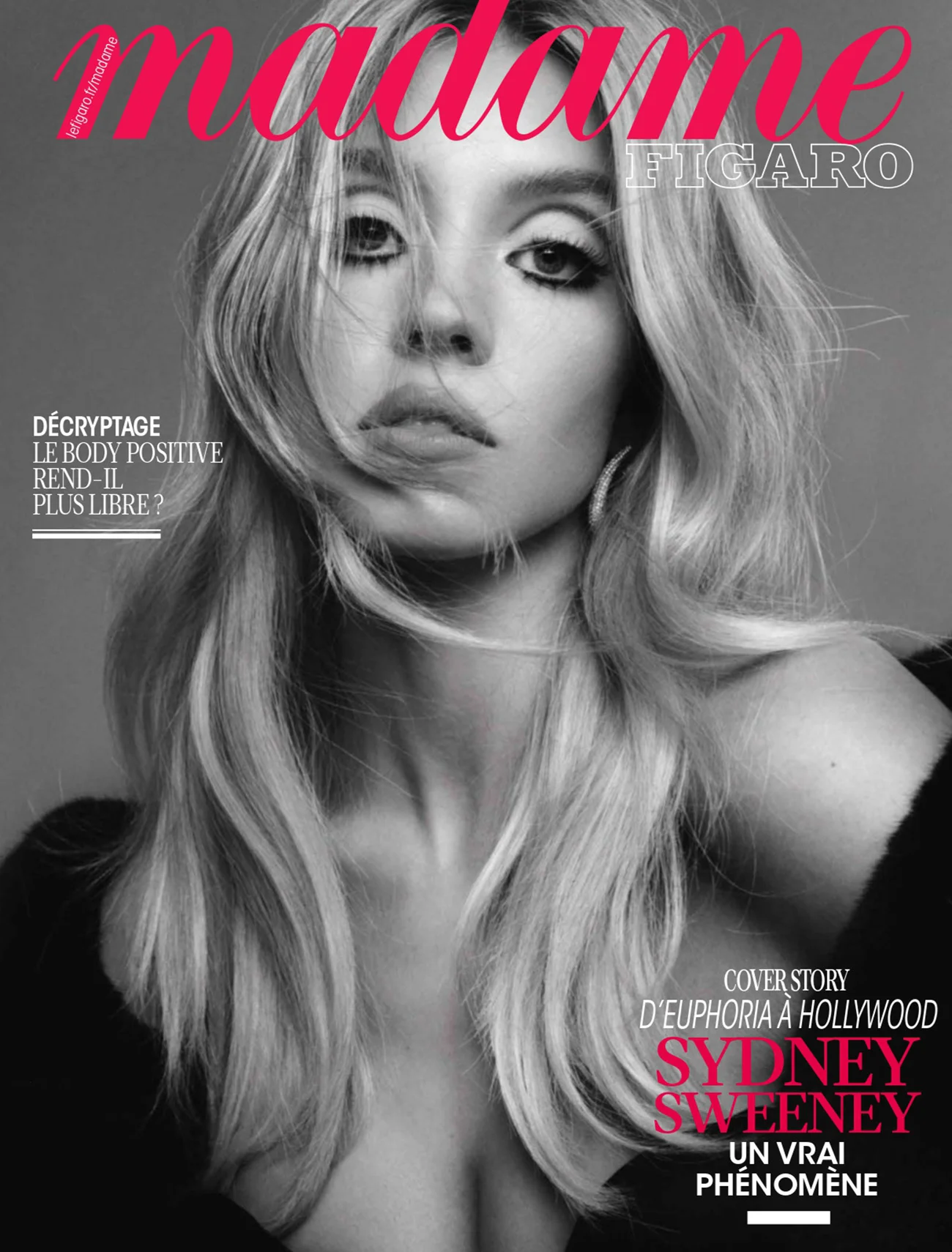 女星悉尼·斯威尼 (Sydney Sweeney)拍摄的时尚杂志大片