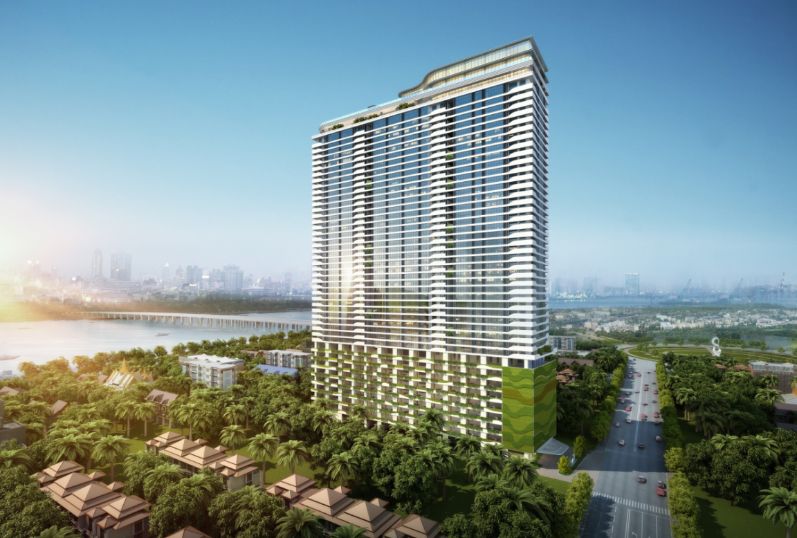 威尔斯公馆：金边湄公河岸旁爆款户型，迭新金边人居空间想象