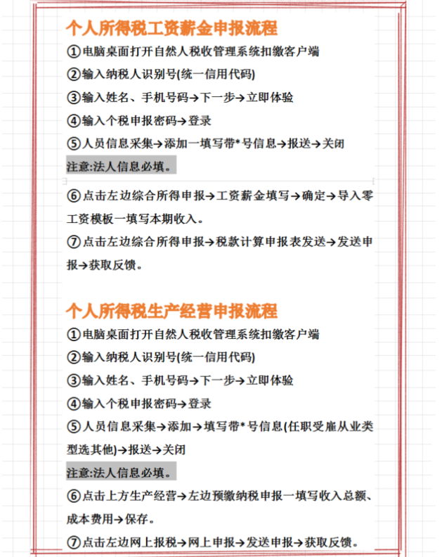 想成为一个优秀的会计必备：15种纳税申报流程，码住告别面试被拒