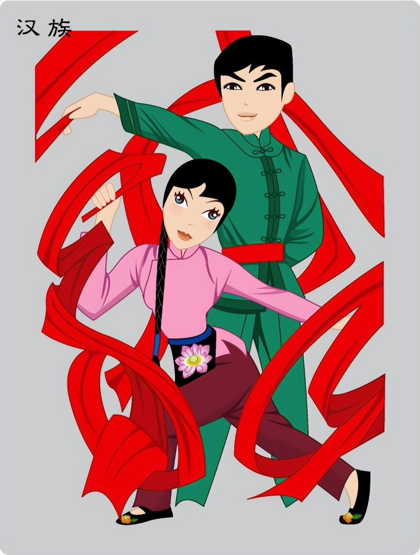 56个民族服装(56个民族服饰漫画版)