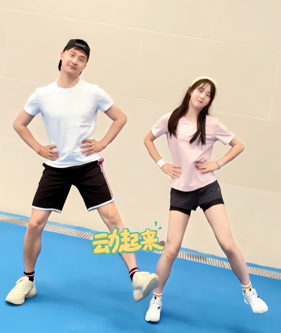 田亮与女儿同框跳舞，14岁森碟身高优越直追爸爸，父女俩越长越像