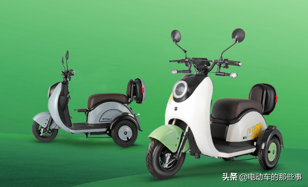 金彭/雅迪/爱玛推出3款三轮电动车，60岁以上老人能用，适合接娃