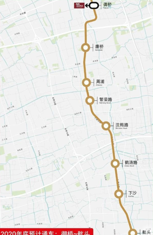 上海将迎来地铁18号线，全长15.1公里，设有8座，看看经过你家没