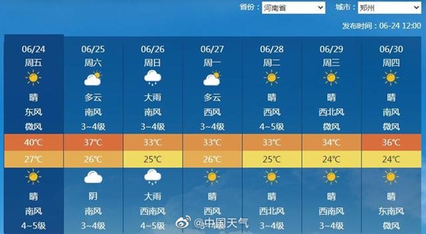 河南有多热？蚂蚁落地3秒暴毙 郑州等地集体41℃+