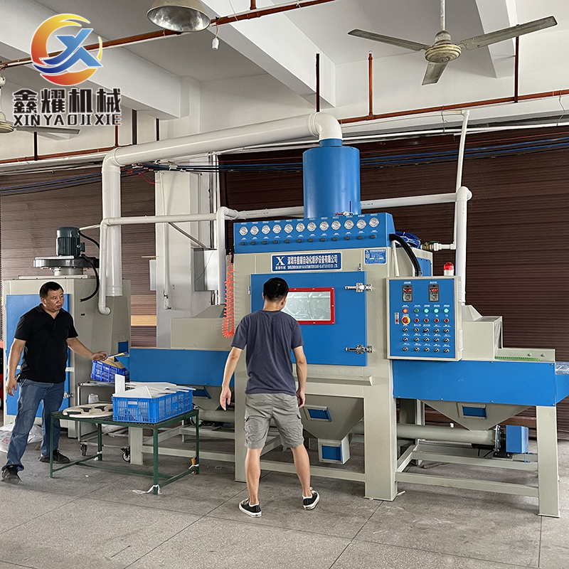 鑫耀噴砂機廠家全自動輸送式噴砂機