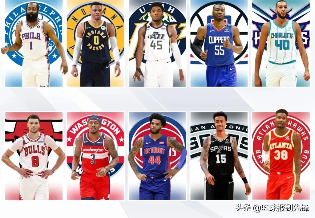 nba有哪些第二轮的球星(10位NBA球星新赛季的最佳下家：威少去步行者，哈登留守76人)