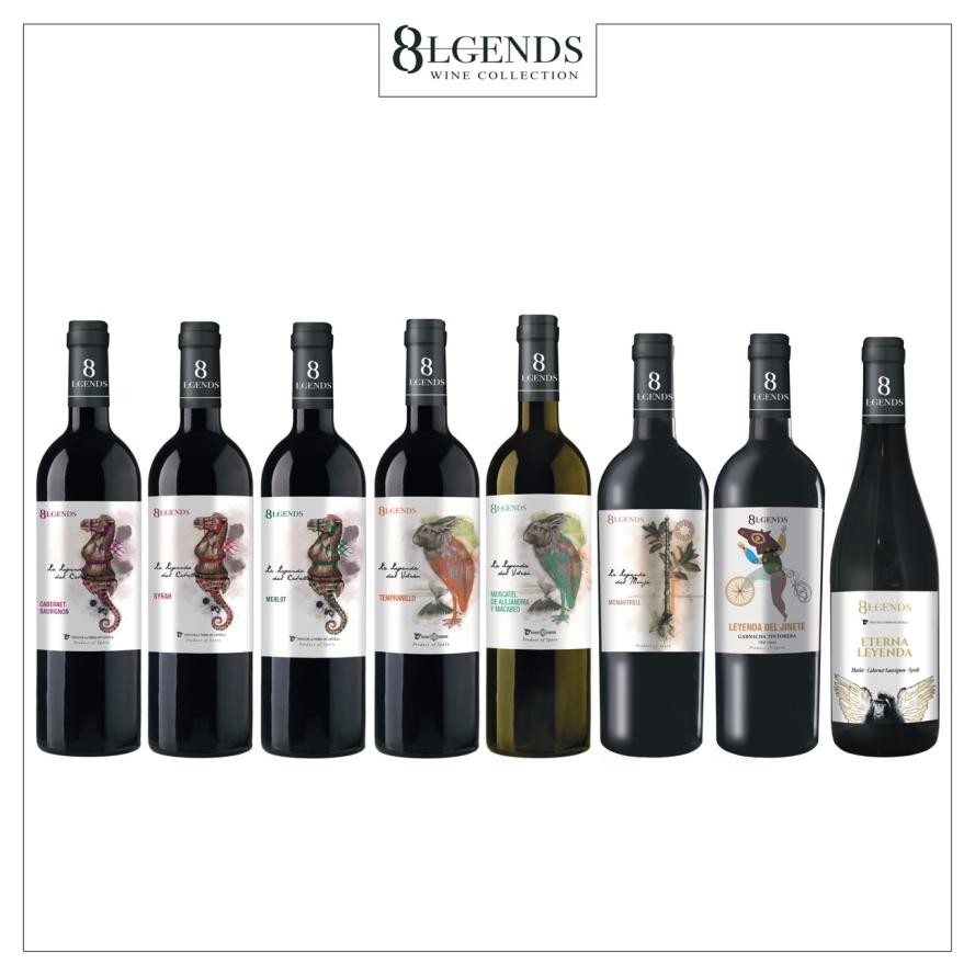 八大传奇8 LGENDS精选葡萄酒，西班牙品质美酒