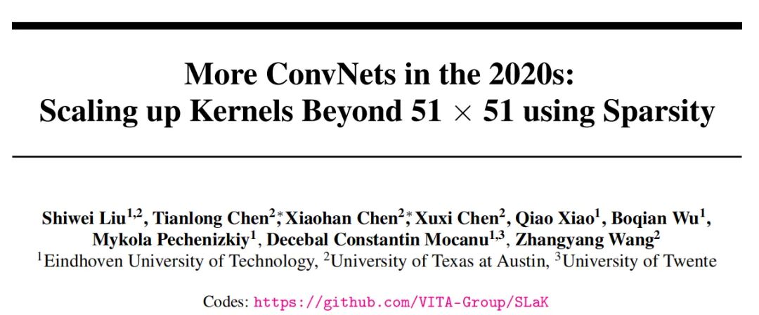 More ConvNets in 2020s？拥有51×51的超大型卷积核的纯CNN架构开源