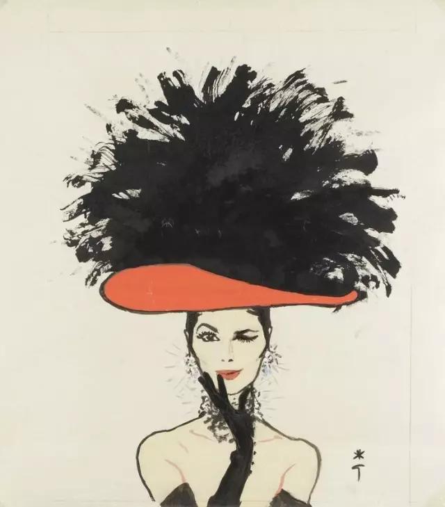 时尚插画大师之一René Gruau