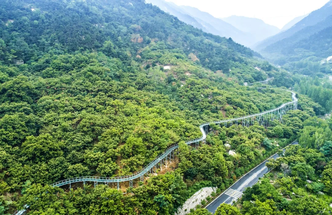 天蒙景区玻璃漂流开漂啦！快快约起来吧！