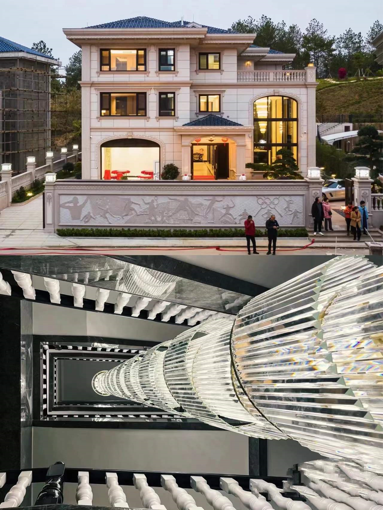 林丹搬入福建三层别墅！豪宅前砌巨型石雕配喷泉，内部装修似宫殿