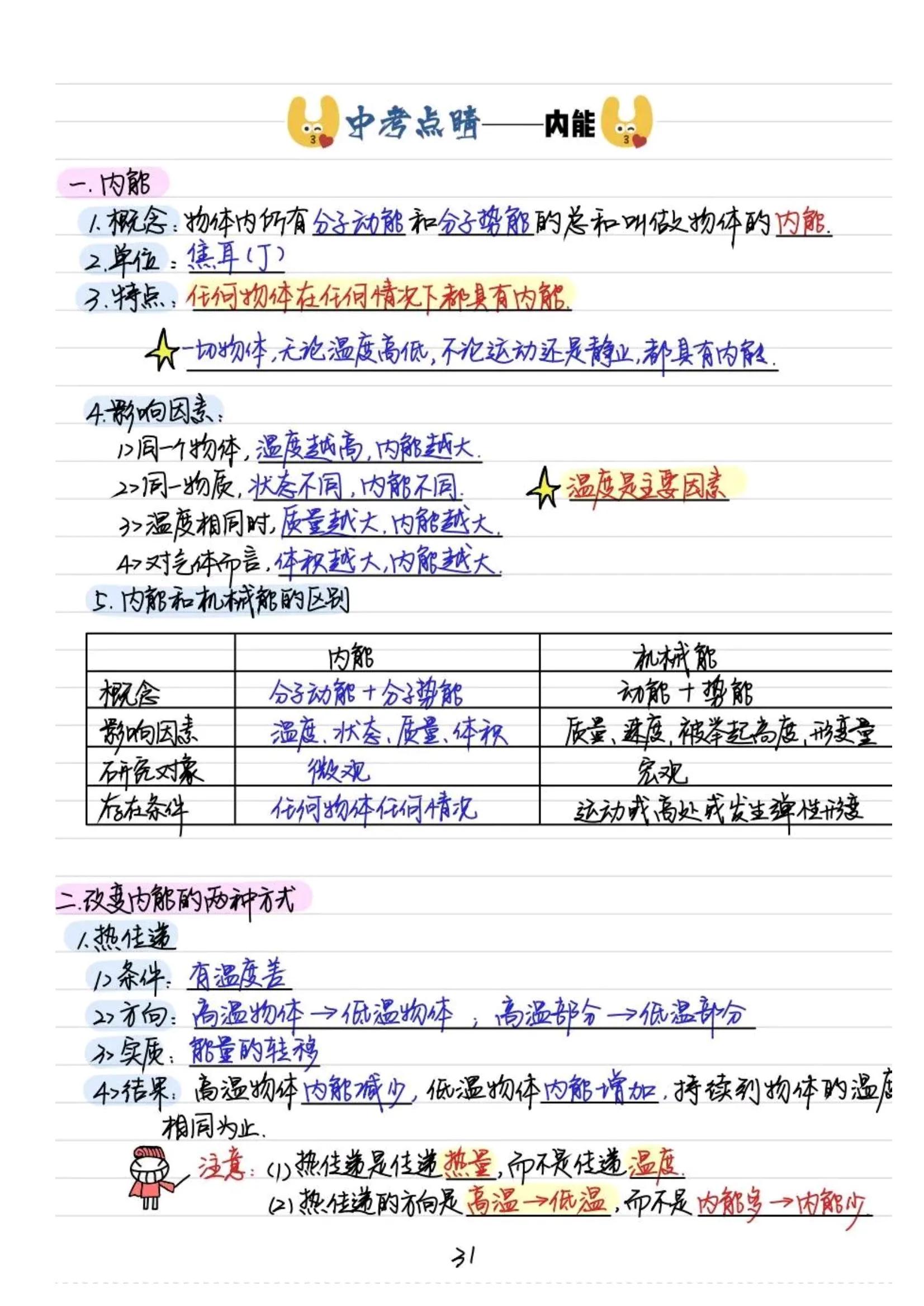 学霸：我有这套43页中考物理上分笔记，每次物理考试都名列前茅