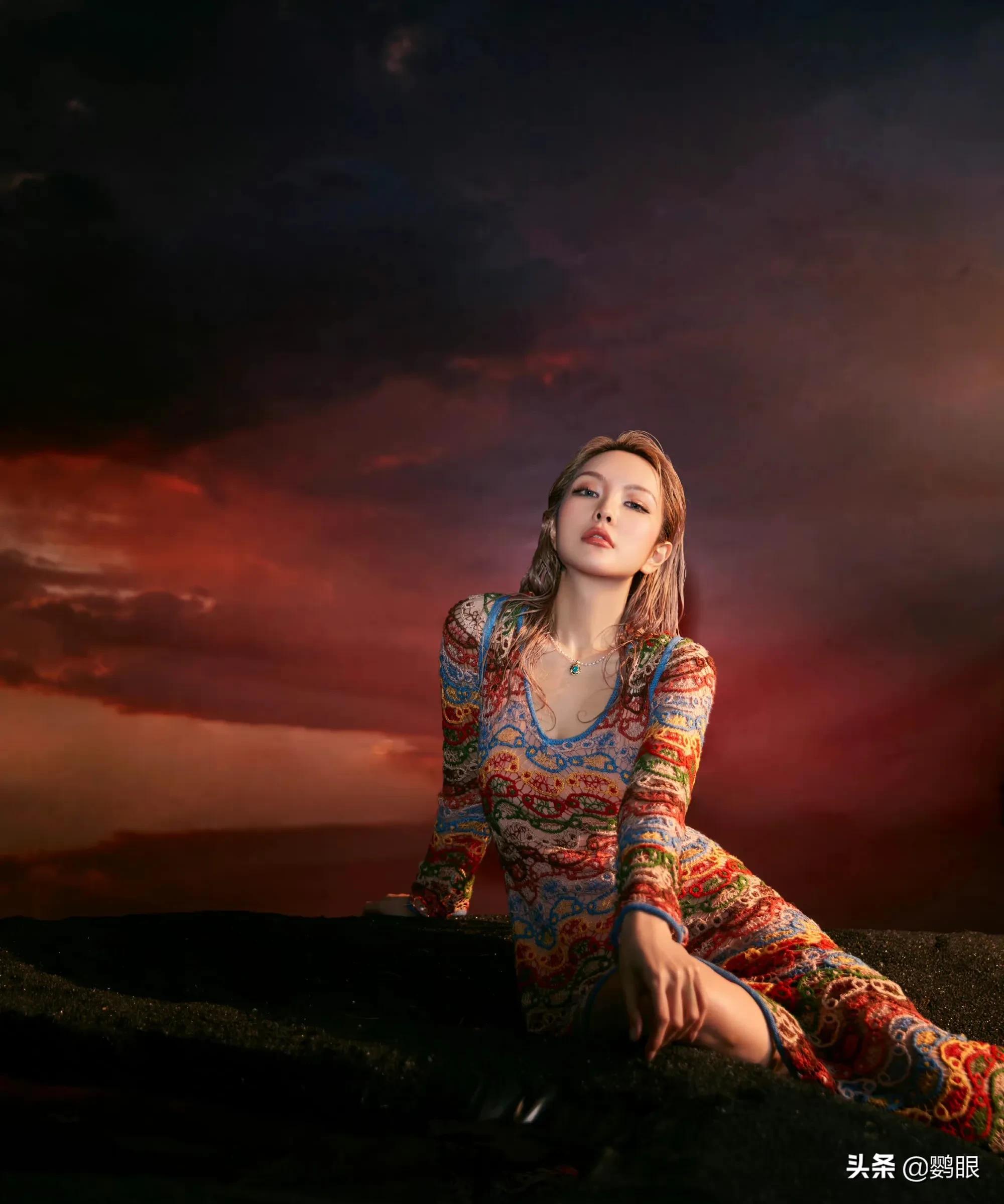 周扬青最新美人鱼造型，绝对惊艳