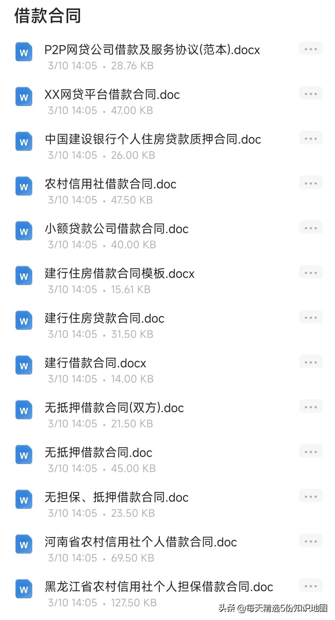 3个人花了5天时间整理出这「商业合作常用的800份合同模板」