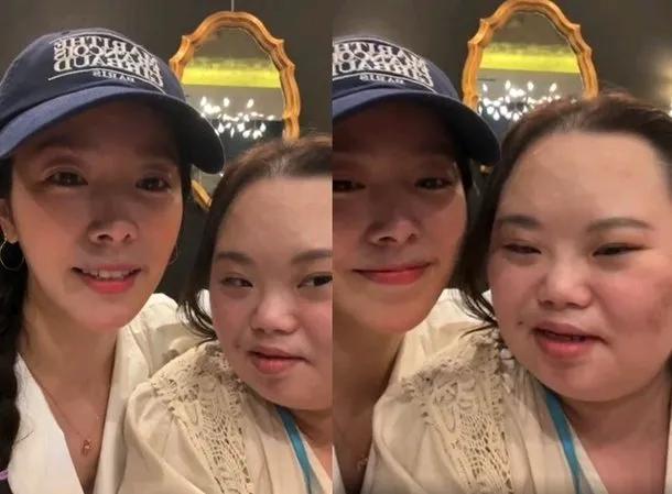 韩志旼，偷偷拜访唐氏症姐姐郑恩惠，称：“我是粉丝，请抱抱我”