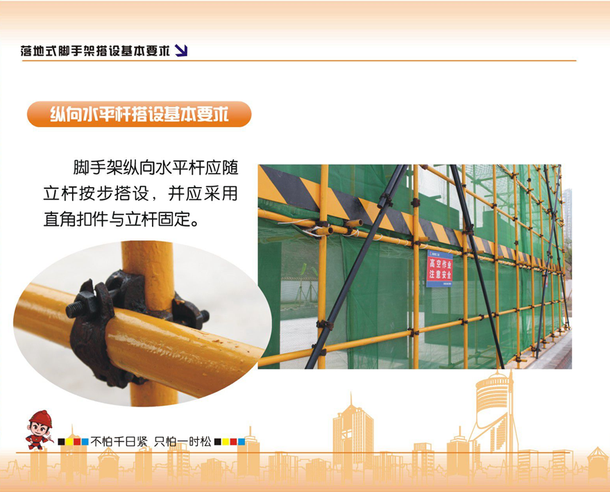 脚手架搭设的示例图解，看完没有学不会的