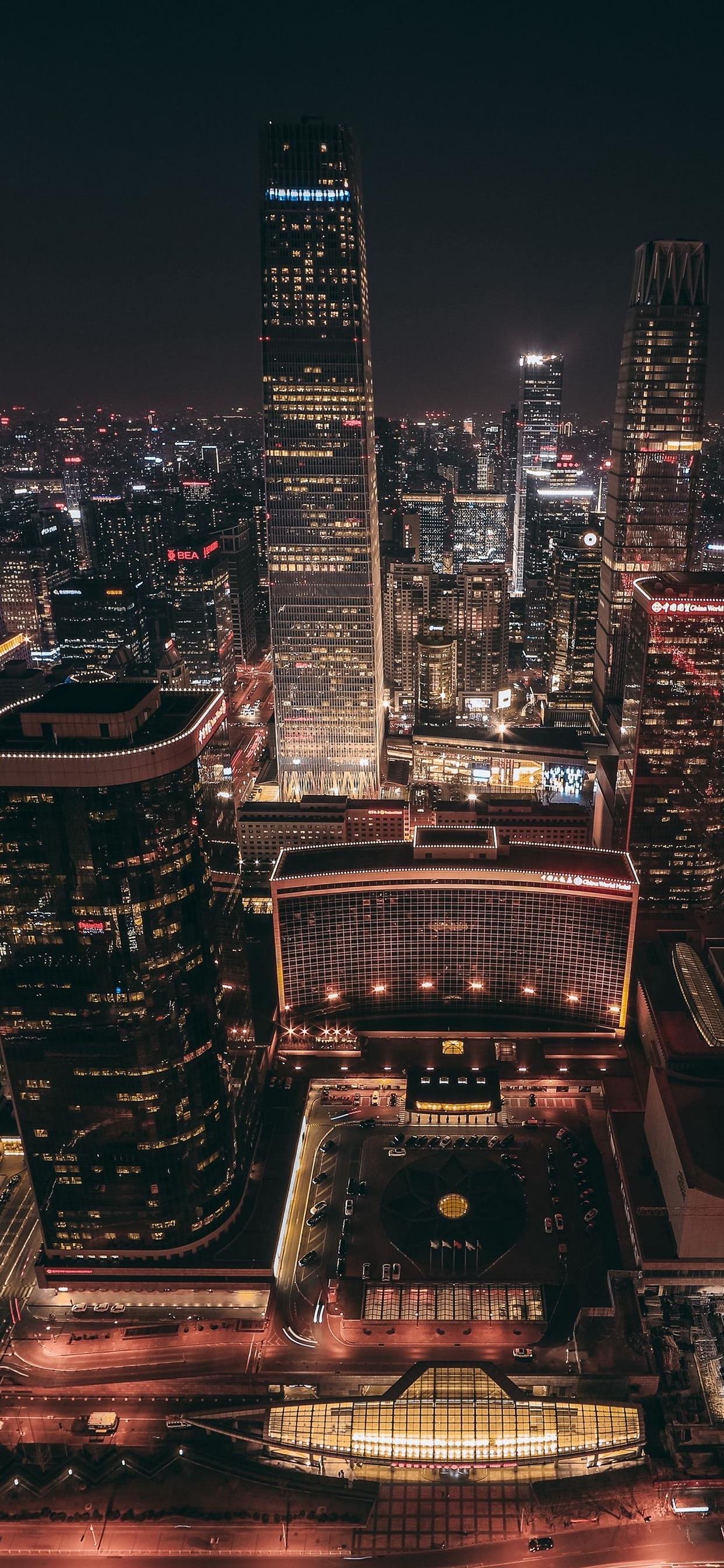 城市夜景壁纸｜整个城市发着光，温暖每个角落夜归的人