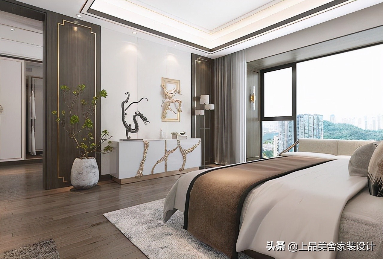 看完她家220㎡新中式装修后，感觉我家150㎡中式不香了，非常大气