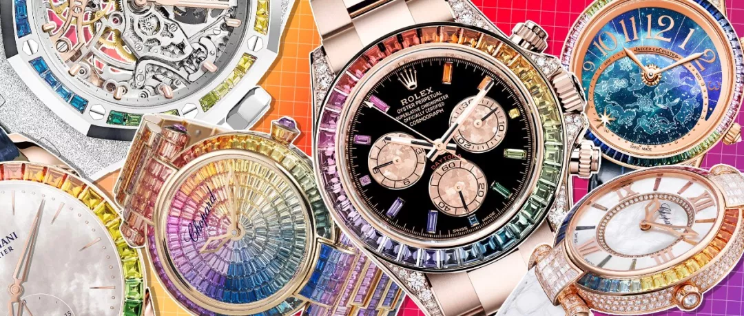 迪通拿劳力士彩虹(最火的10款炫酷彩虹表)