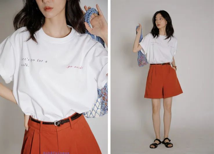 张子枫倪妮白百何这样穿T恤太好看了！|25款高颜值平价T恤get