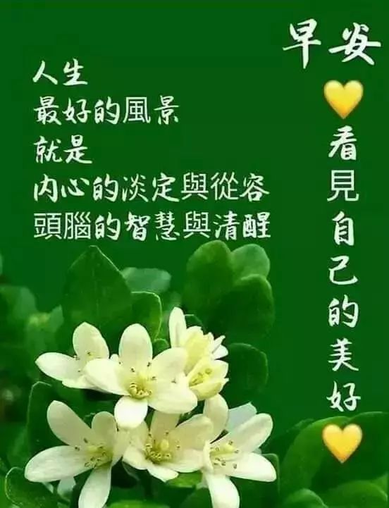 微信周五唯美早晨好动态图片大全，祝福每天都有好心情图片