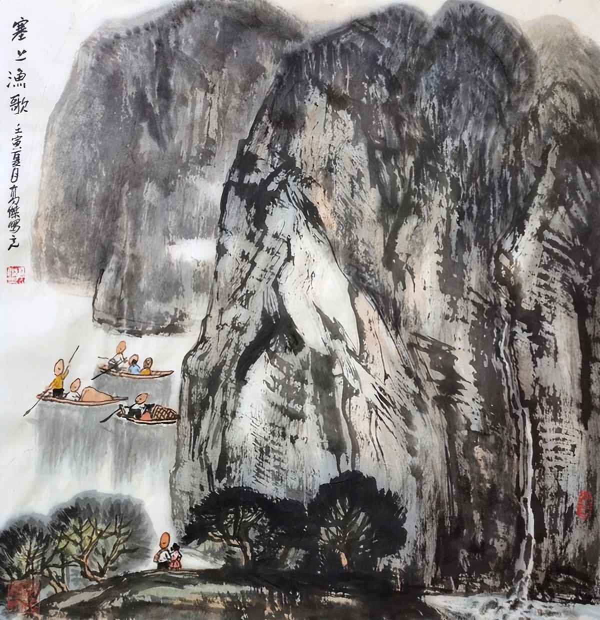 笔墨丹青——著名山水画家高杰作品欣赏