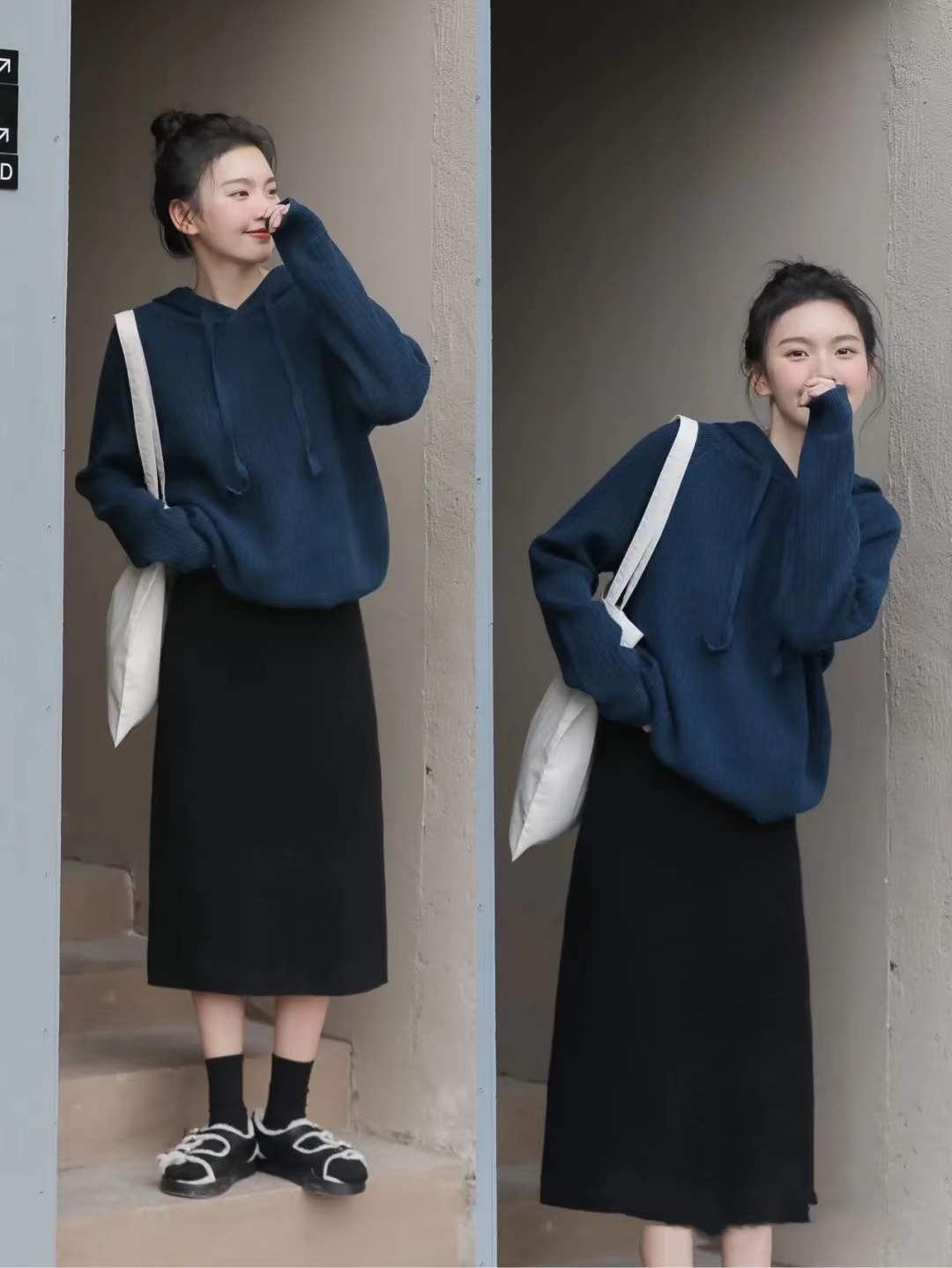 冬天里的“蓝色系”成时尚新宠，显白又治愈，也太好看了吧