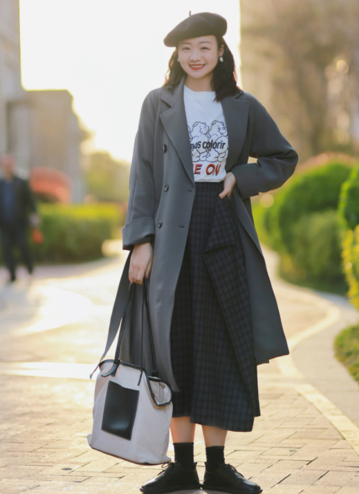 风衣的搭配女装风衣搭配图片大全